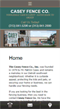 Mobile Screenshot of caseyfence.com